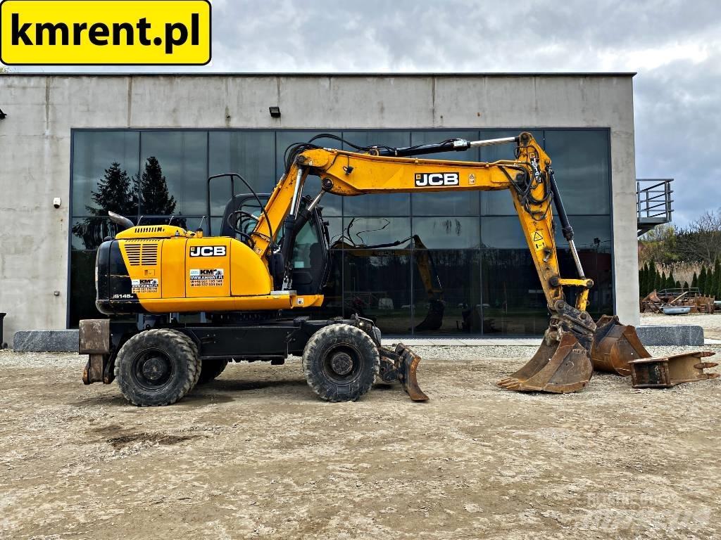 JCB JS 145 Gravemaskiner på hjul