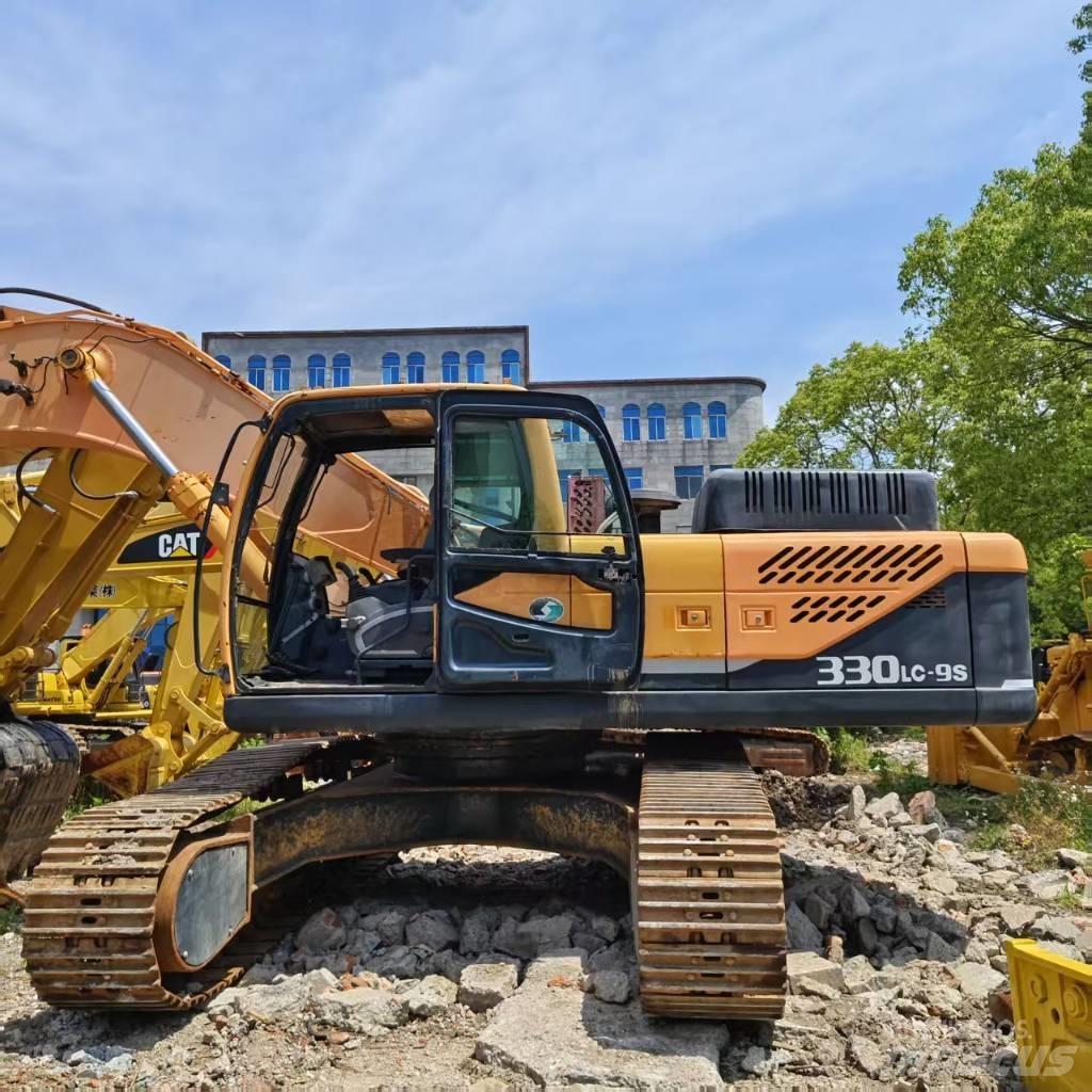 Hyundai 330LC-9s Gravemaskiner på larvebånd