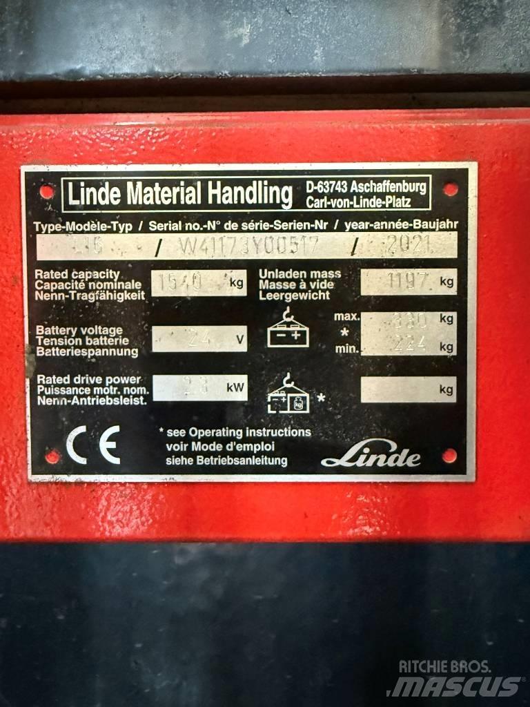 Linde L16APi/1173 Gaffelstabler med gående fører