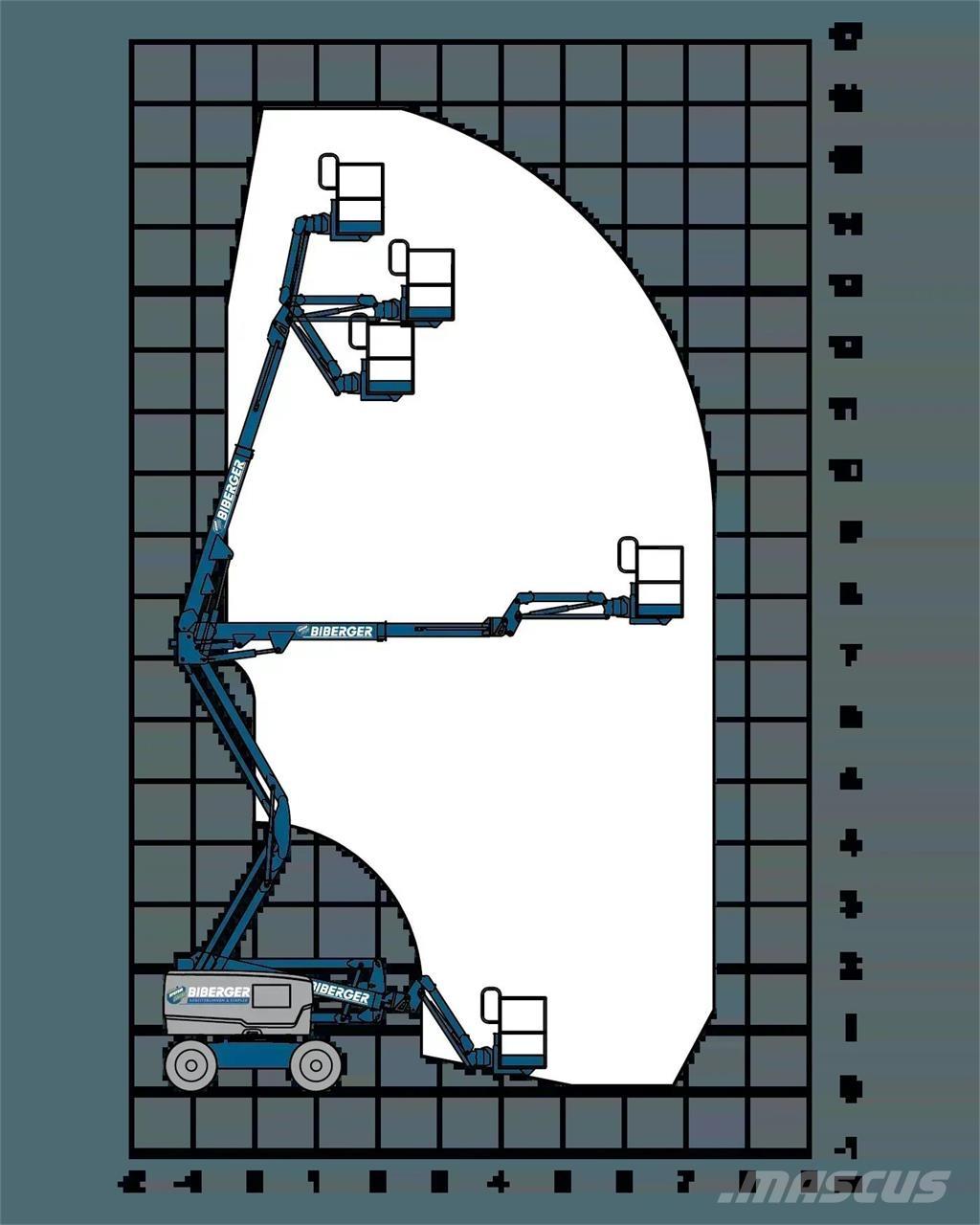 JLG E450AJ Bomlifte med knækarm