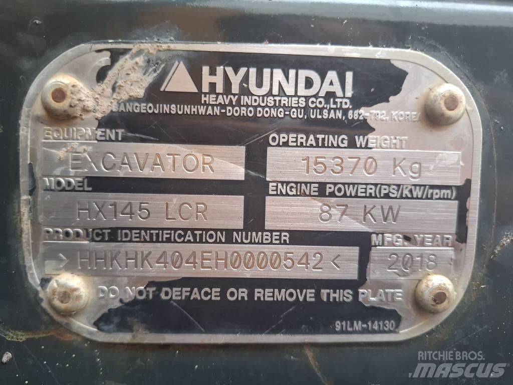Hyundai HX 145 LCR Gravemaskiner på larvebånd