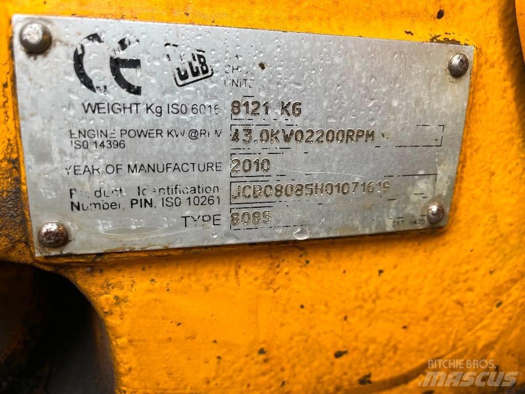 JCB 8085 ECO Midi-gravemaskiner 7t - 12t