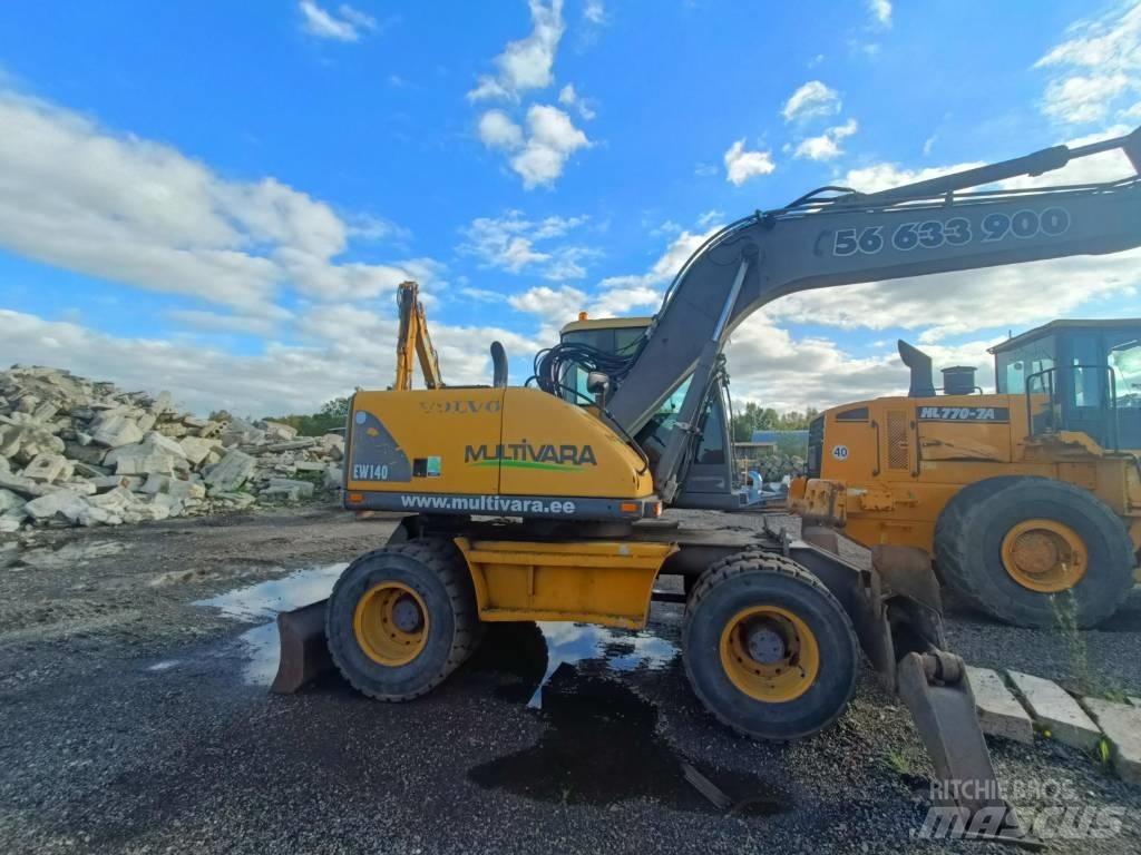 Volvo EW 140 Gravemaskiner på hjul