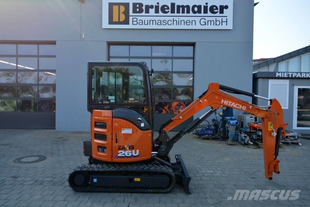 Hitachi ZX 26 U-6 Minigravemaskiner