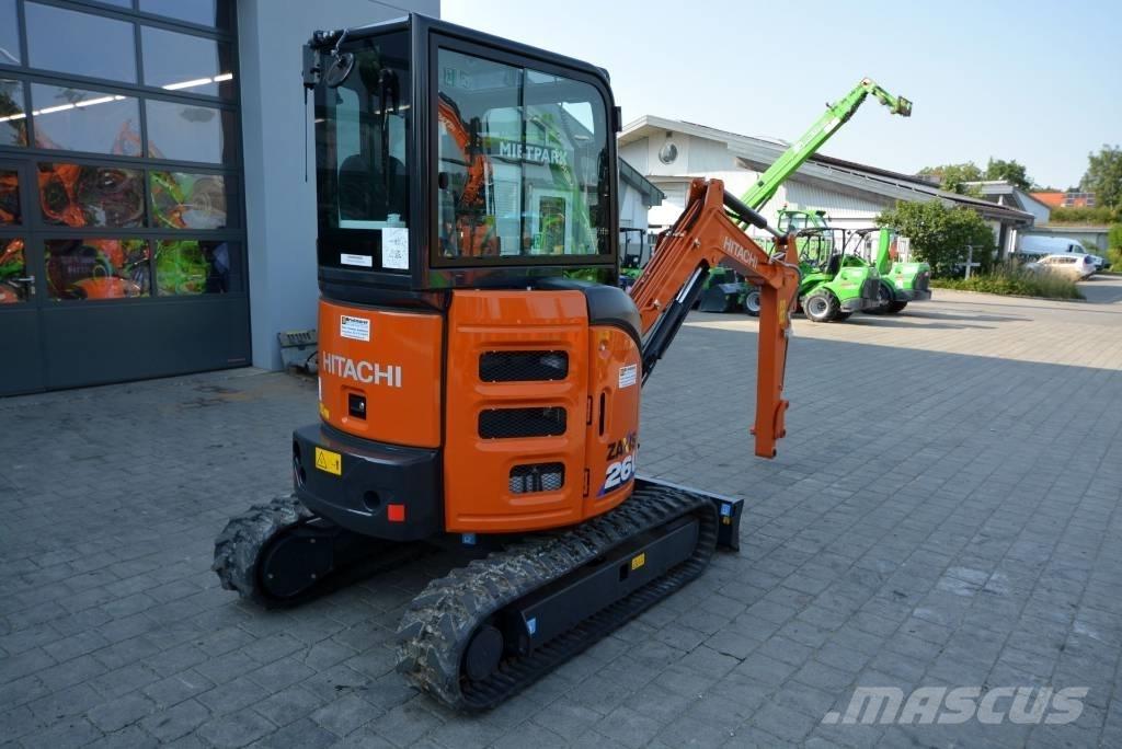 Hitachi ZX 26 U-6 Minigravemaskiner