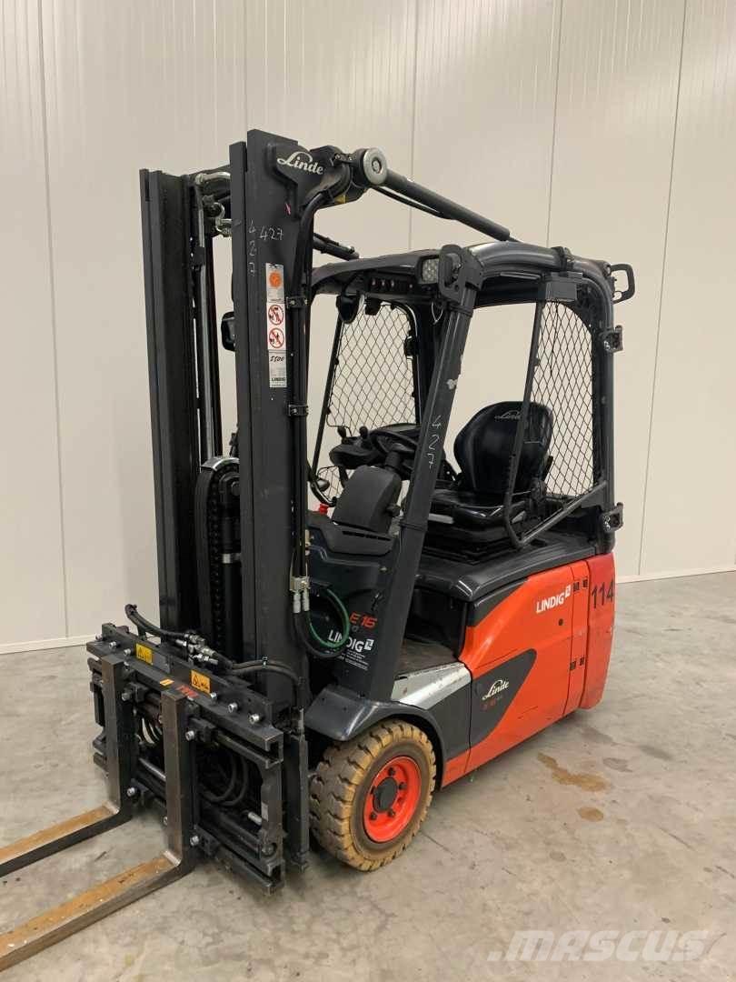 Linde E16 El gaffeltrucks