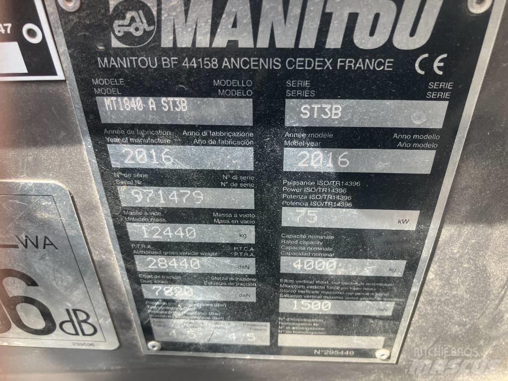 Manitou MT 1840 A Teleskoplæssere