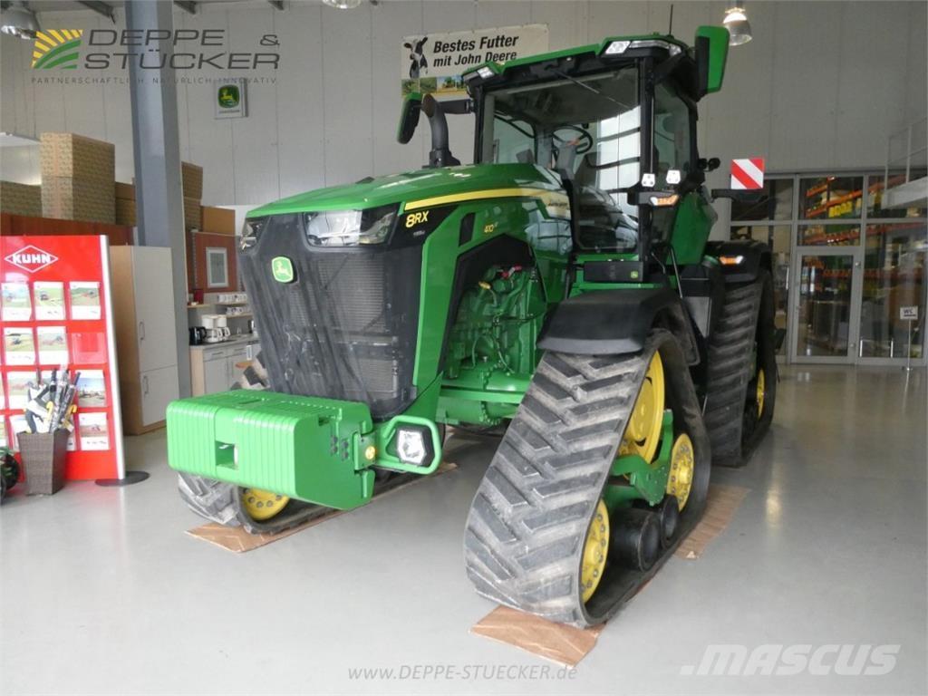 John Deere 8RX 410 Kraner på larvebånd