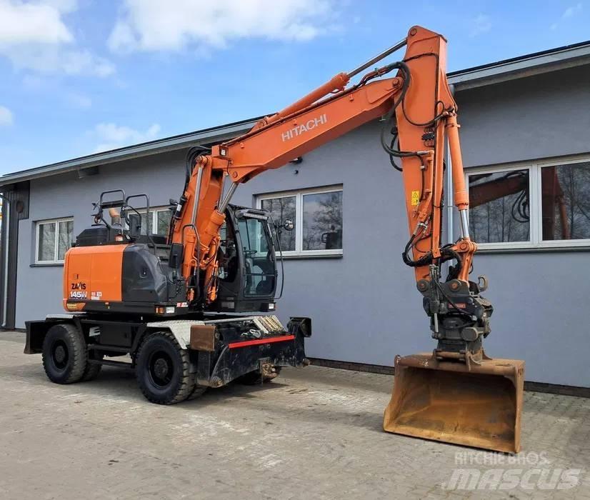 Hitachi ZX 145 W-6 Gravemaskiner på hjul