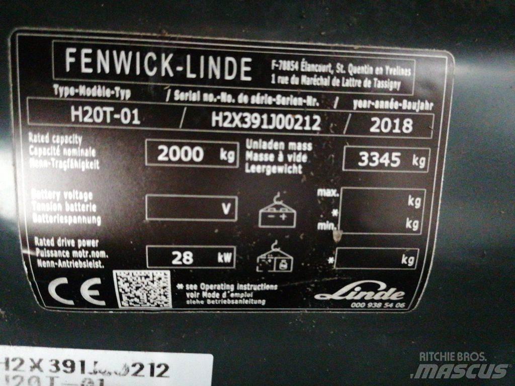Linde H20T-01 LPG gaffeltrucks