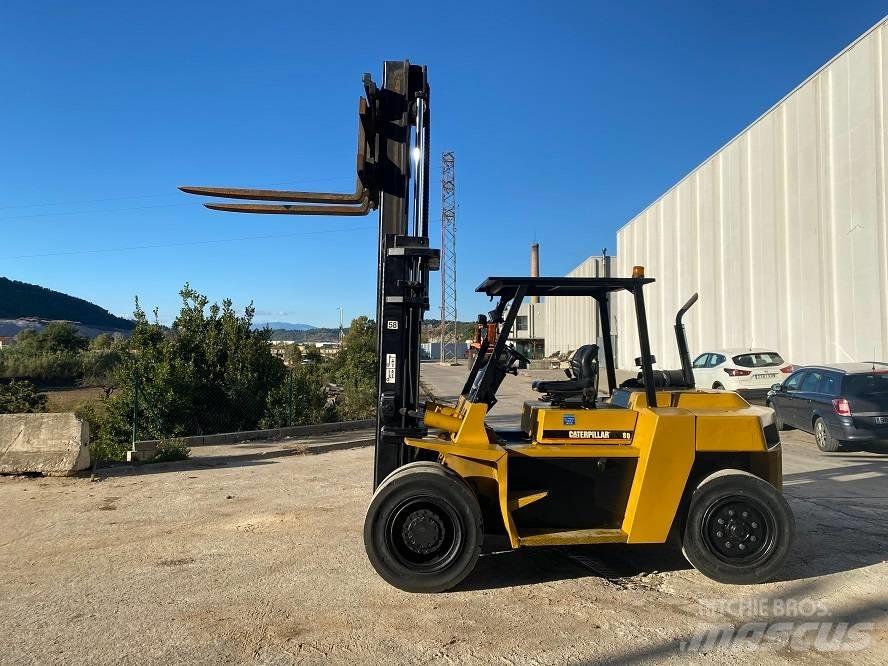 CAT DP 80 Diesel gaffeltrucks
