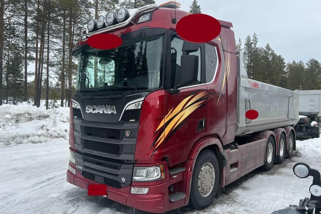 Scania R 590 Lastbiler med tip