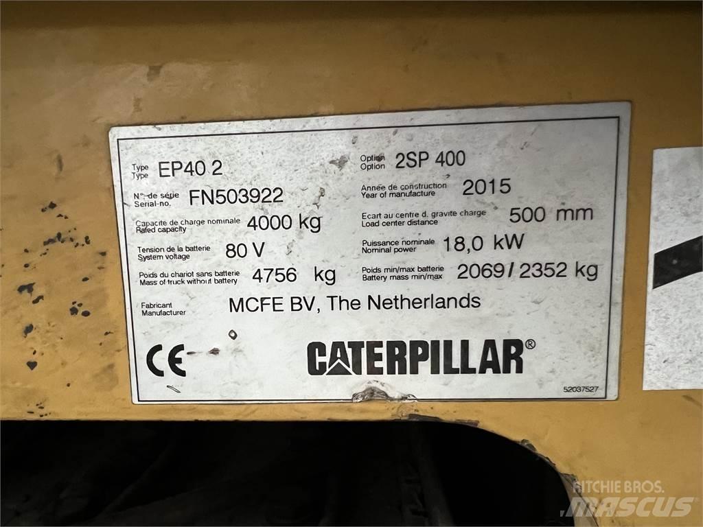 CAT erpillar EP40 El gaffeltrucks