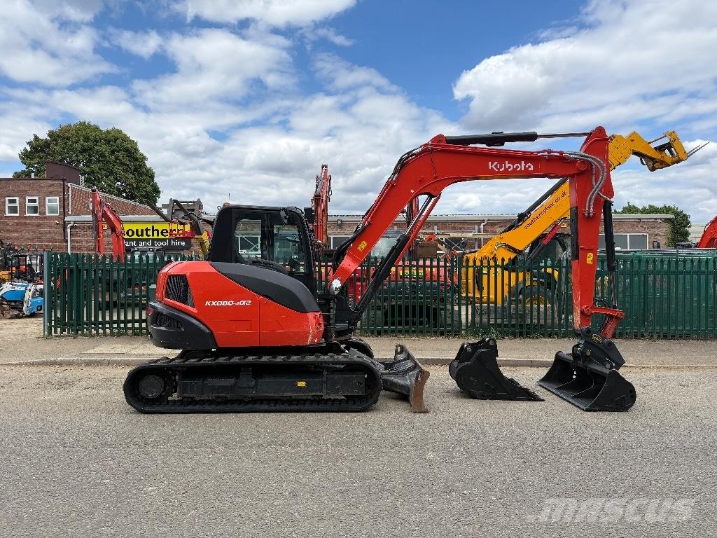 Kubota KX 080-4 Midi-gravemaskiner 7t - 12t