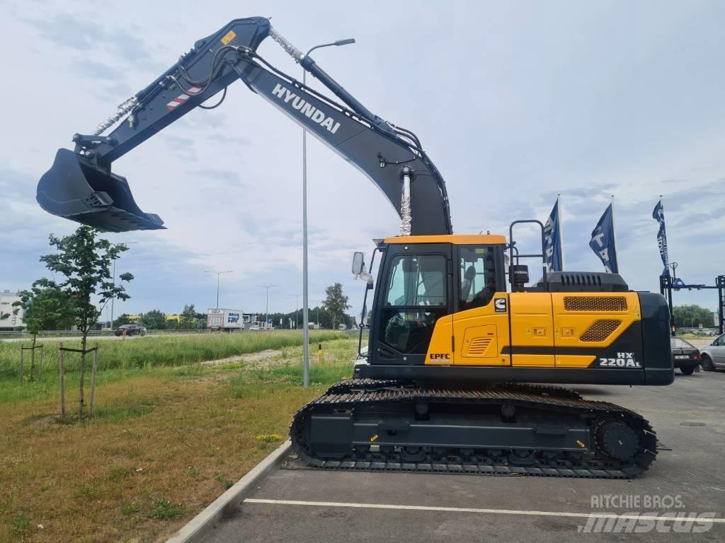 Hyundai HX220AL Gravemaskiner på larvebånd
