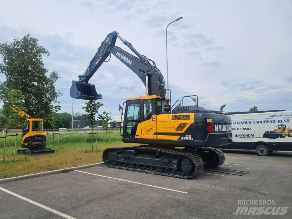 Hyundai HX220AL Gravemaskiner på larvebånd