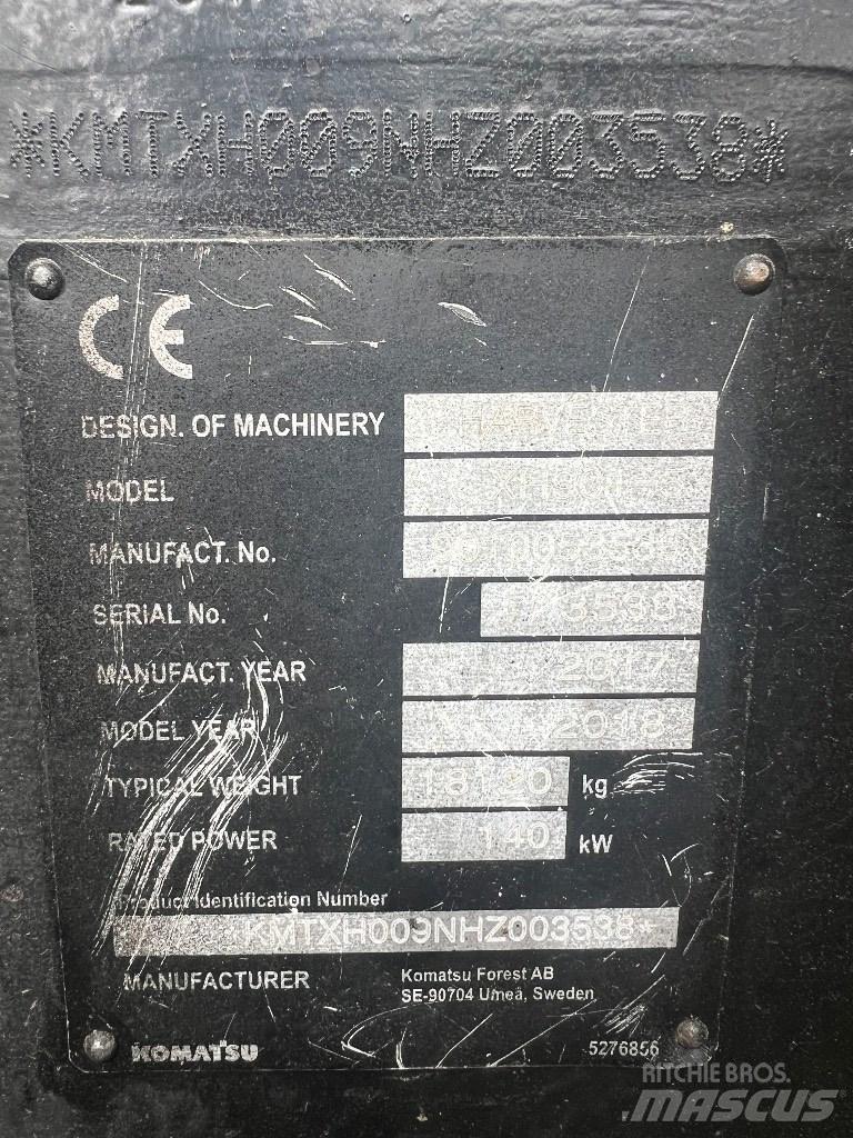 Komatsu 901 Skovningsmaskiner