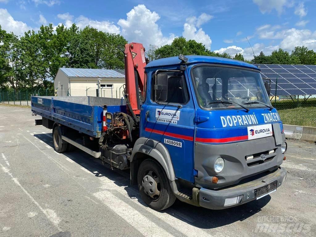 Avia A75-EL Lastbil med lad/Flatbed