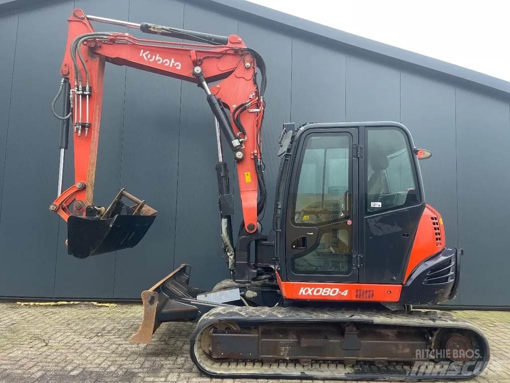 Kubota Kx080-4 Midi-gravemaskiner 7t - 12t