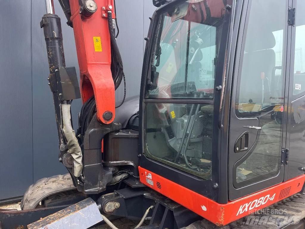 Kubota Kx080-4 Midi-gravemaskiner 7t - 12t