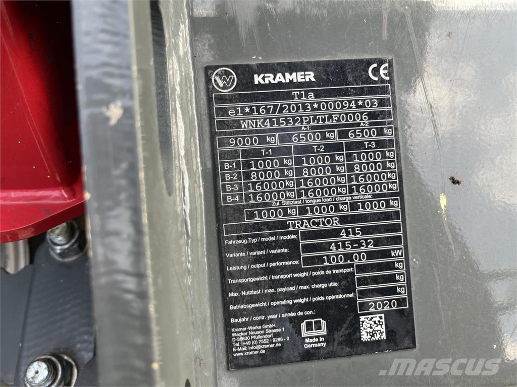 Kramer KT356 Teleskoplæssere til landbrug