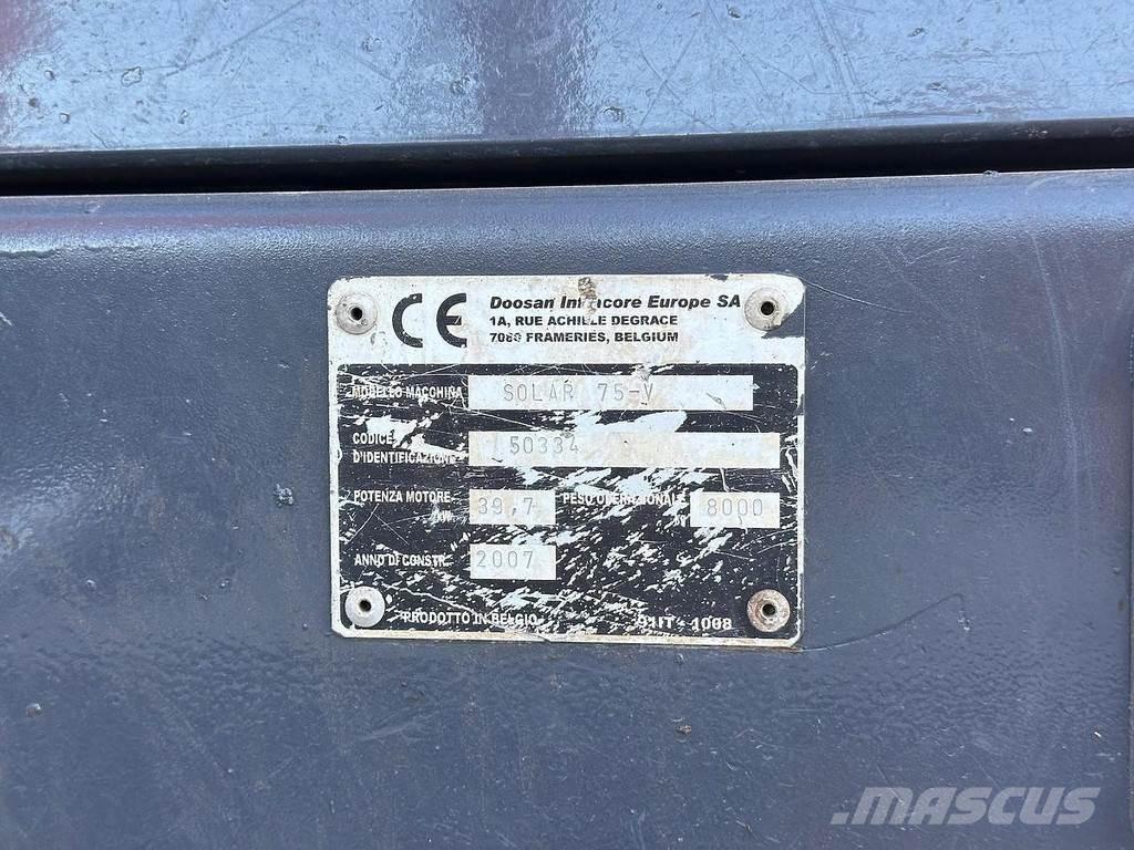 Doosan SOLAR 75V Midi-gravemaskiner 7t - 12t