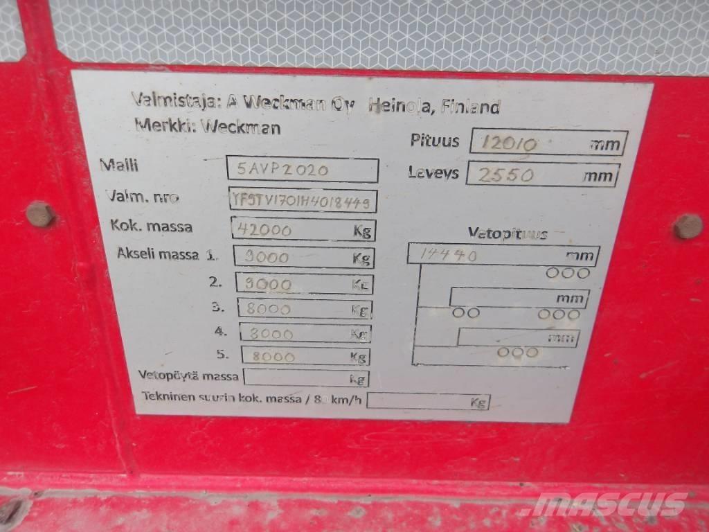 Weckman 5 AVP Anhænger til tømmer
