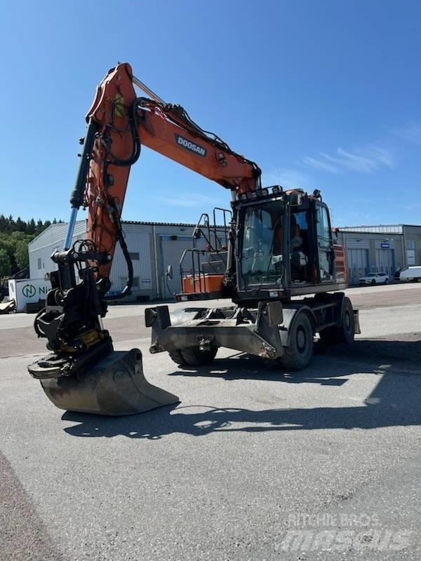 Doosan DX 160 w-5 Gravemaskiner på hjul