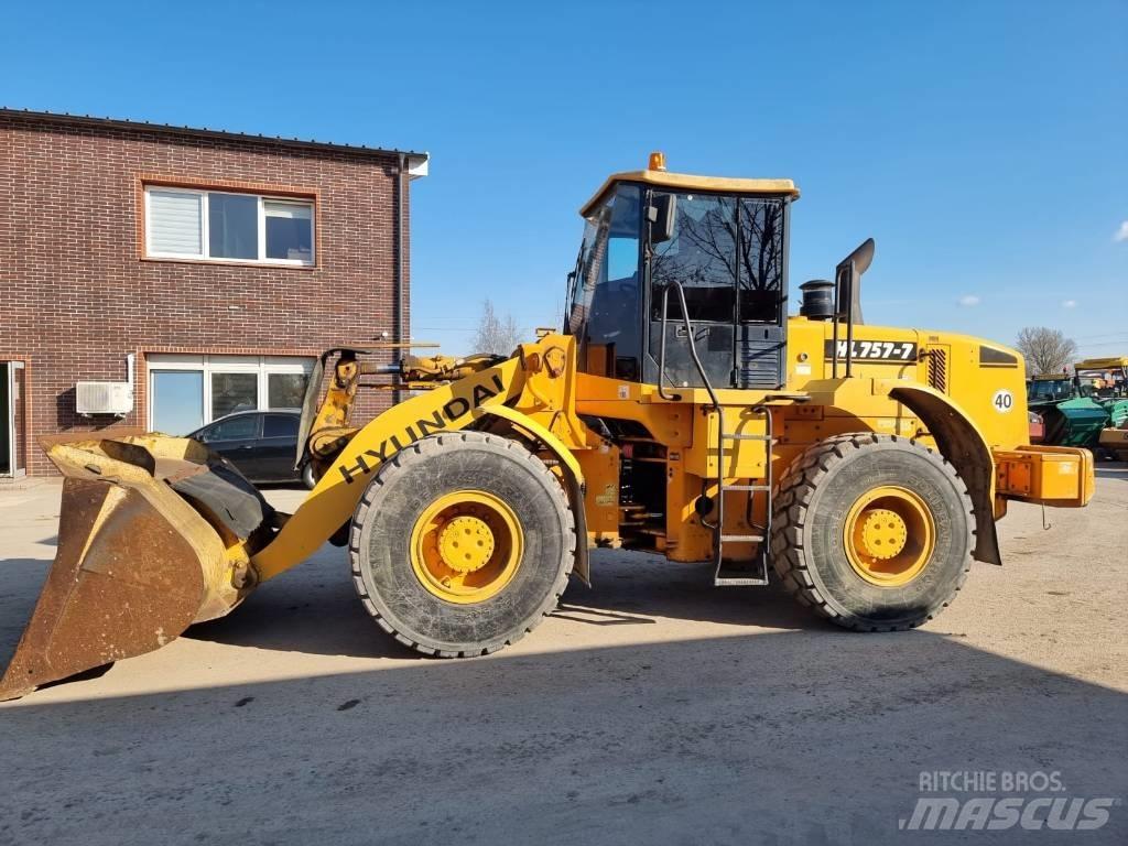 Hyundai HL 757-7 Læssemaskiner på hjul