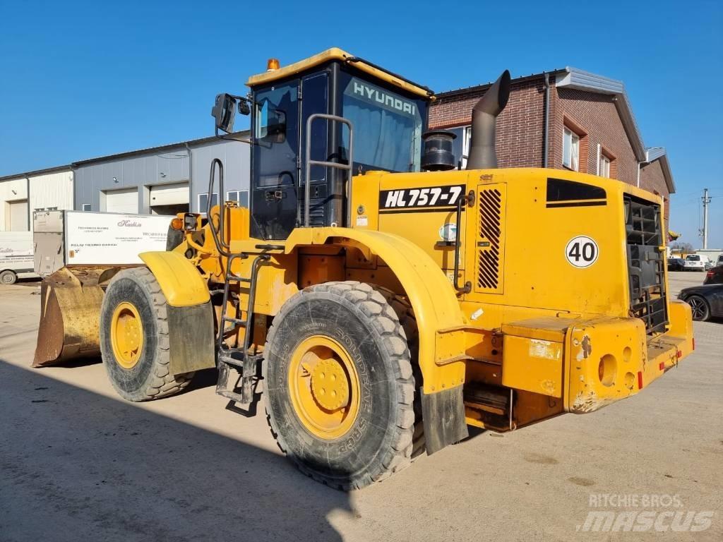 Hyundai HL 757-7 Læssemaskiner på hjul