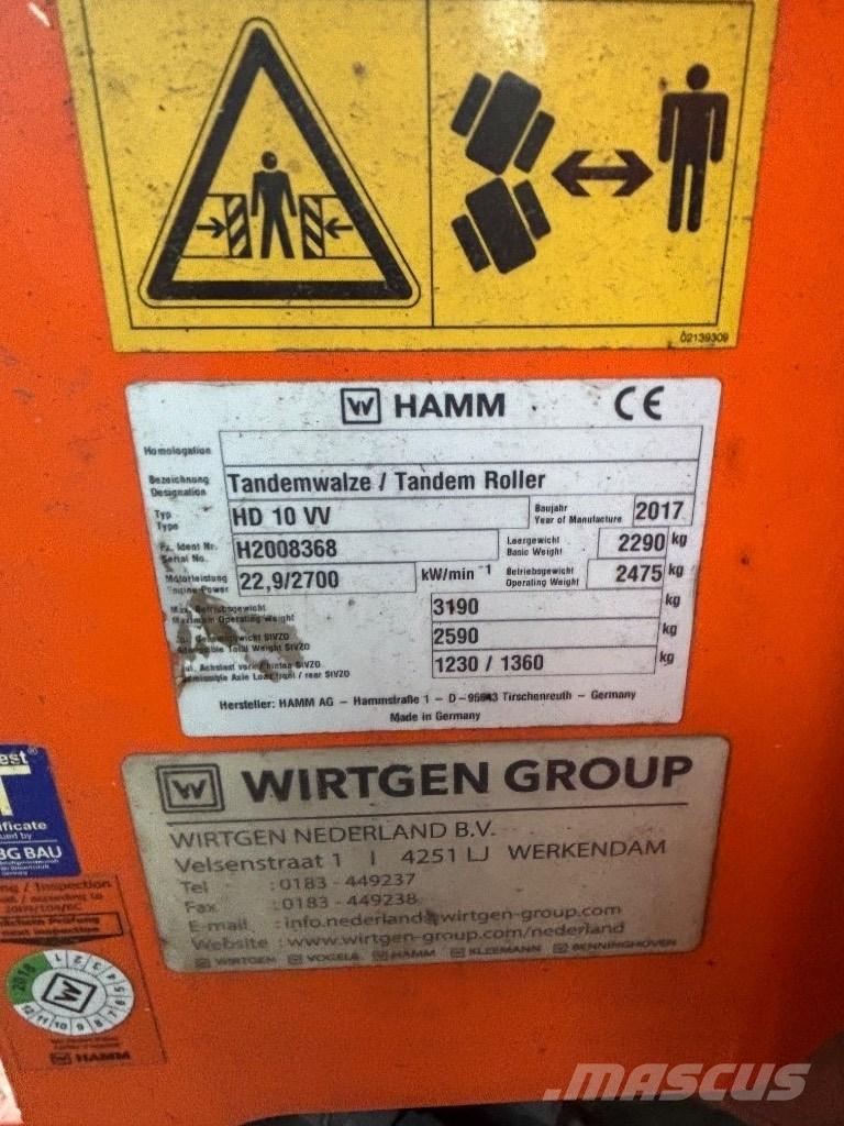 Hamm HD 10 Skrabere