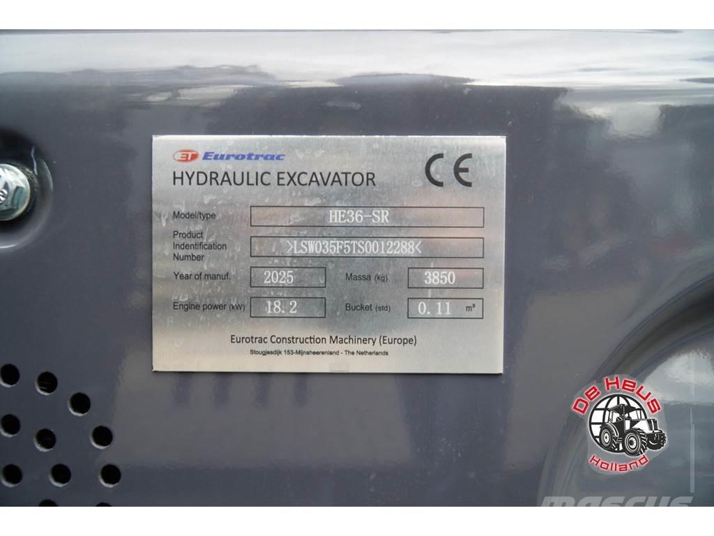 Eurotrac HE36SR Special gravemaskiner