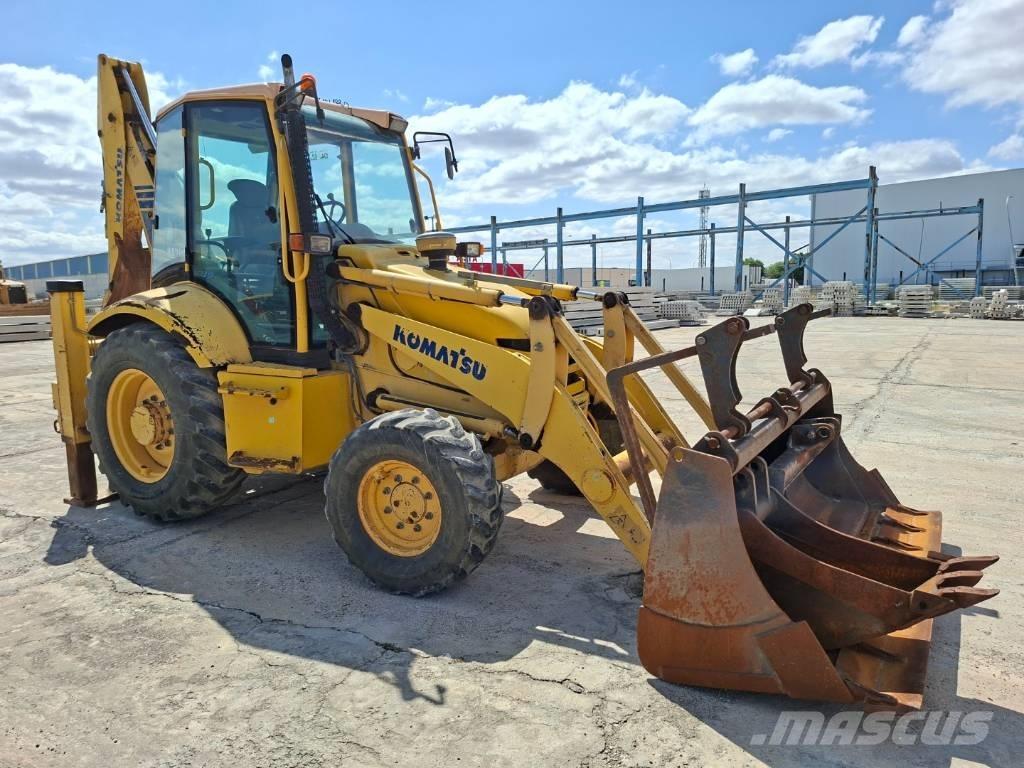 Komatsu WB 91 R Rendegravere