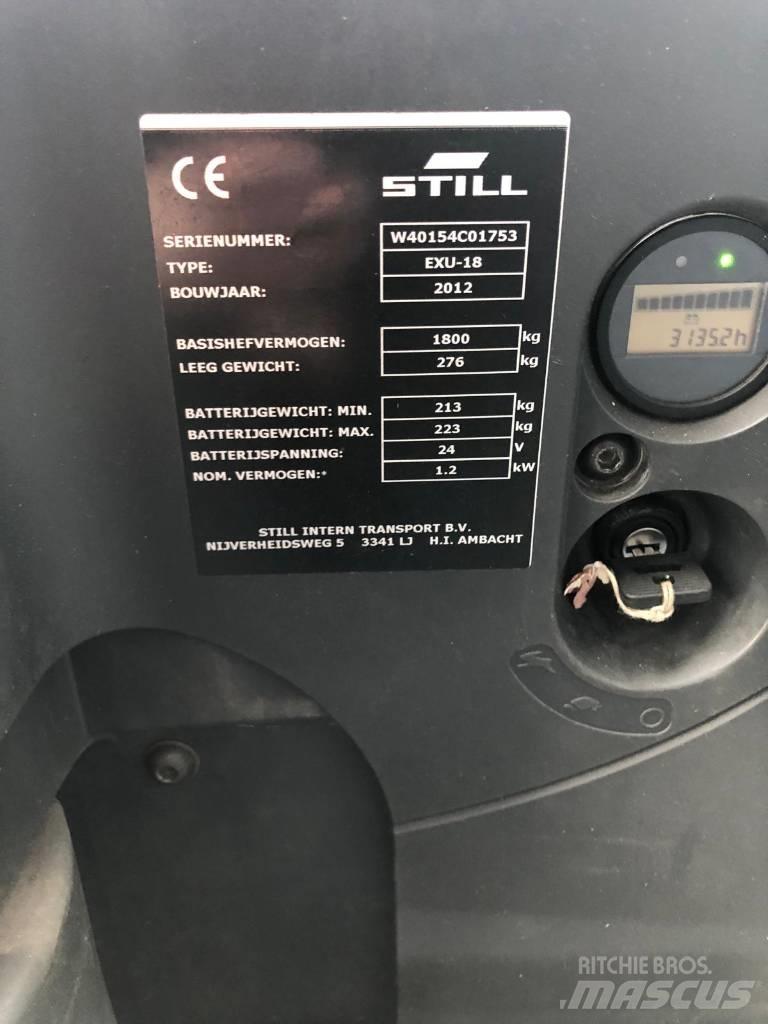 Still EXU 18 El-palleløftere