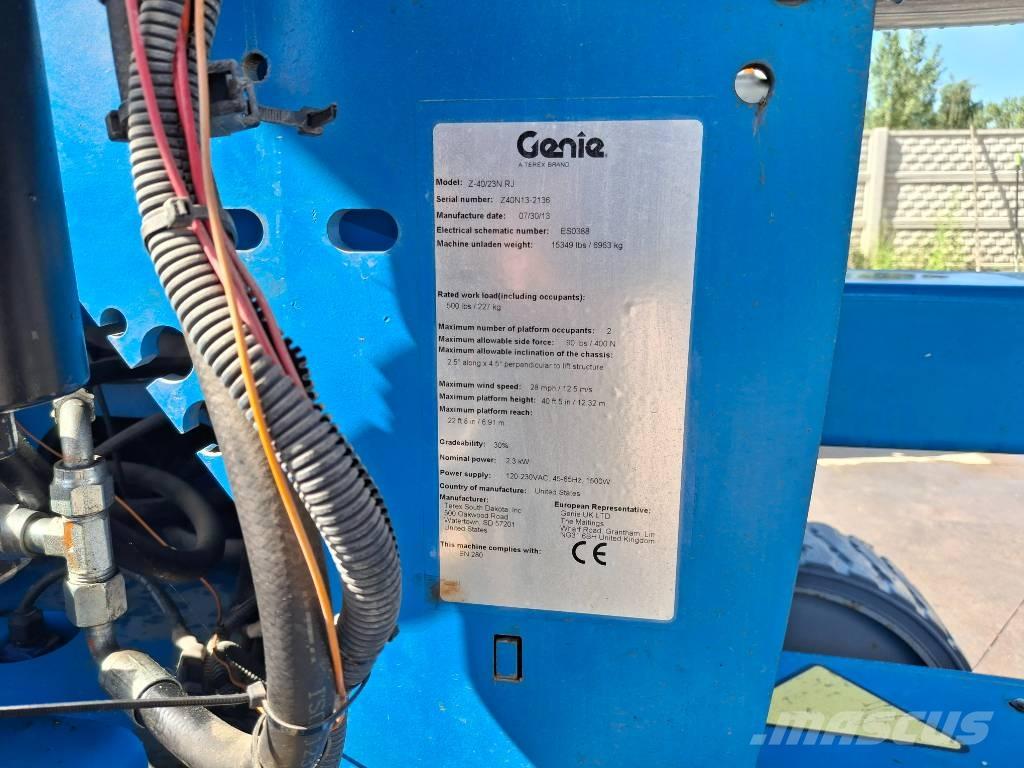 Genie Z40/23NRJ Bomlifte med knækarm