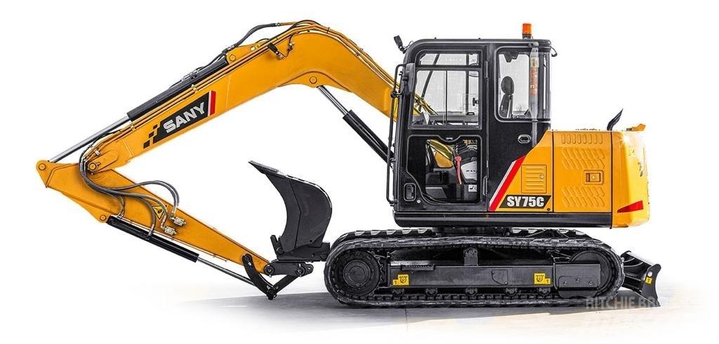 Sany SY75C Midi-gravemaskiner 7t - 12t