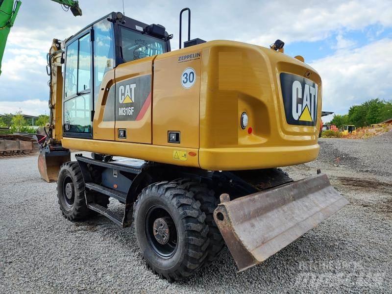 CAT M316F Gravemaskiner på hjul