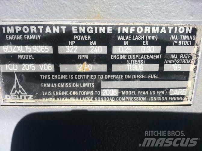 Deutz TCD2015V06 Andet tilbehør