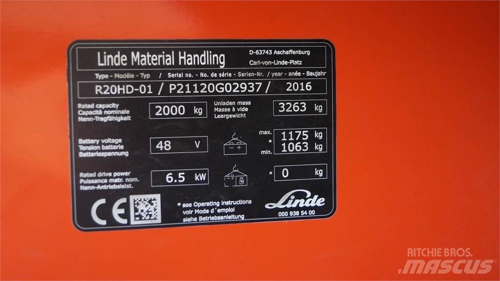 Linde R20HD Reachtruck