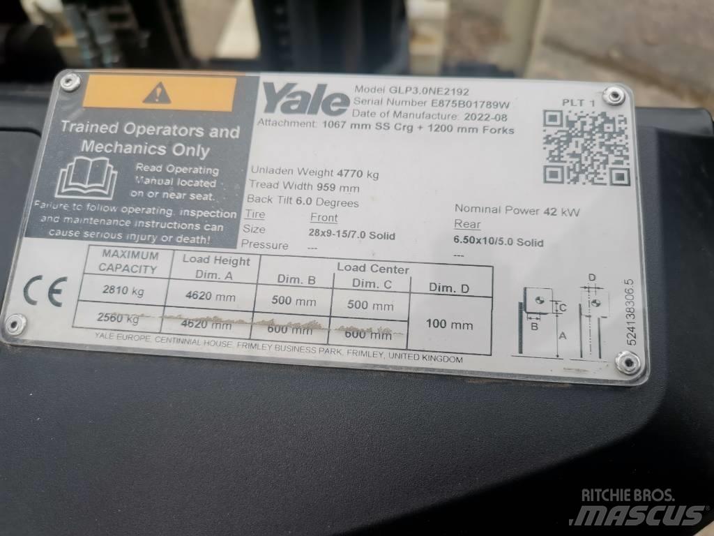 Yale GLP30 N LPG gaffeltrucks