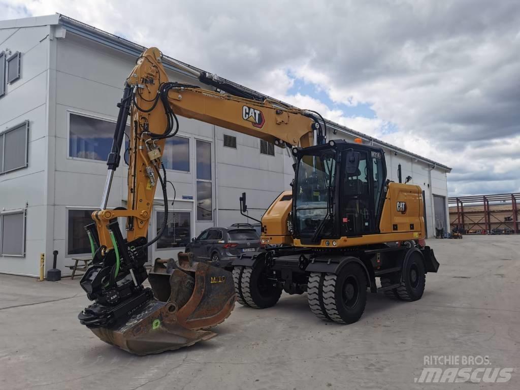 CAT M314 Next Gen Gravemaskiner på hjul