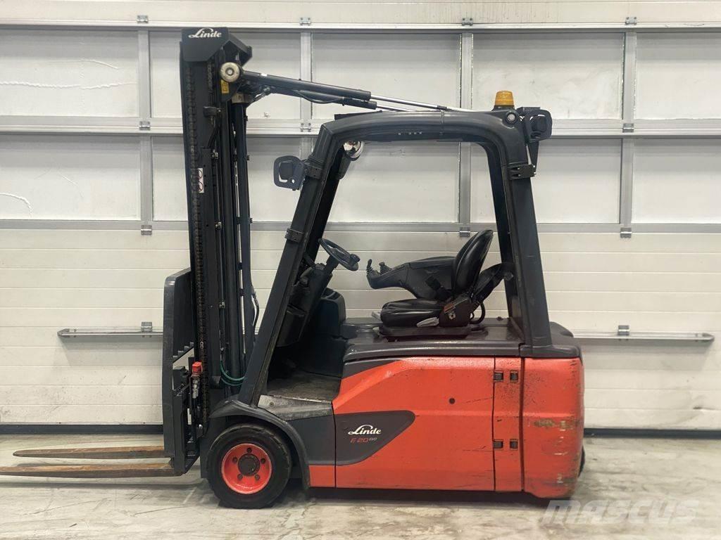 Linde E20L-02 El gaffeltrucks
