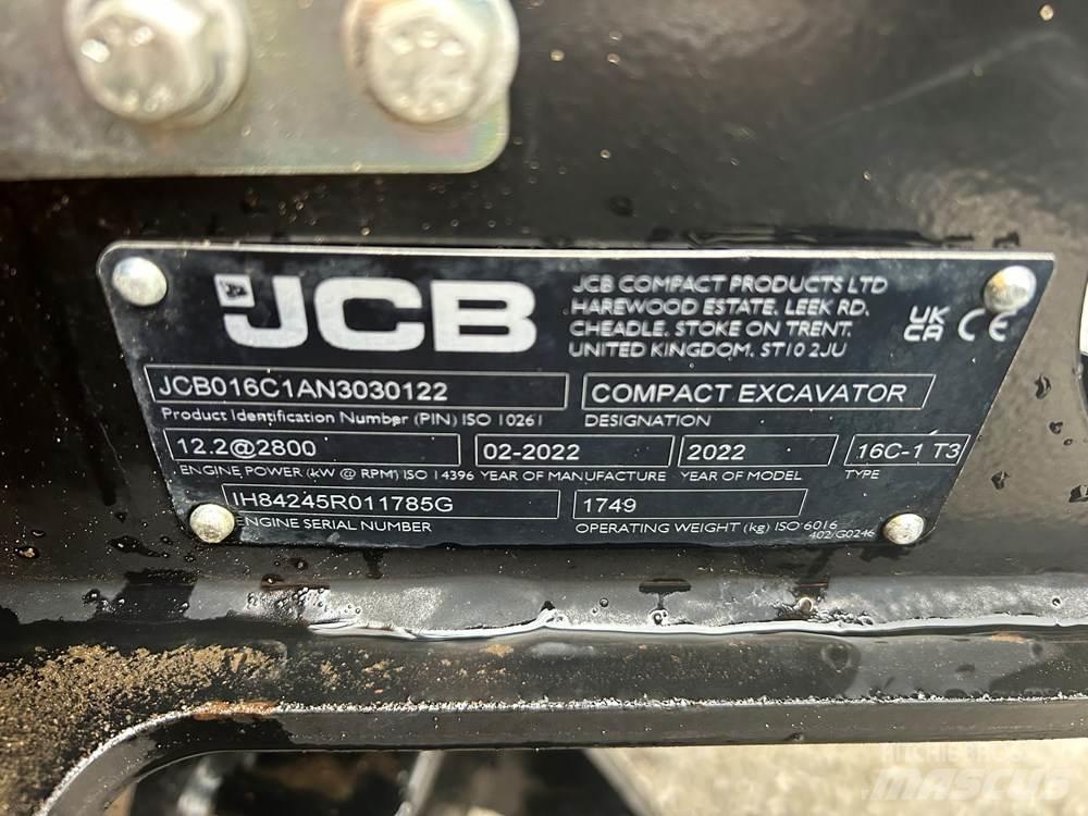 JCB 16C-1 Minigravemaskiner