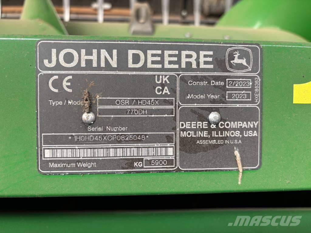 John Deere X9 1000 Mejetærskere