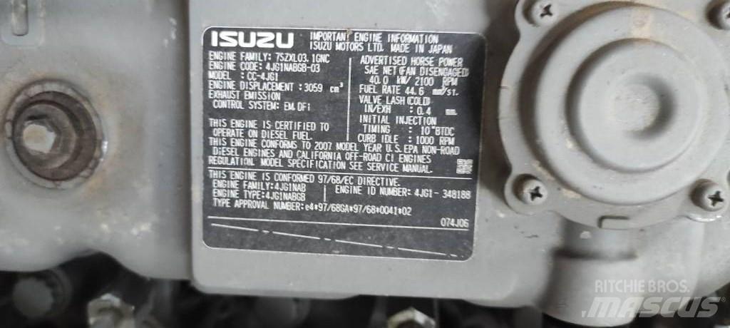 Isuzu CC-4JG1 Motorer