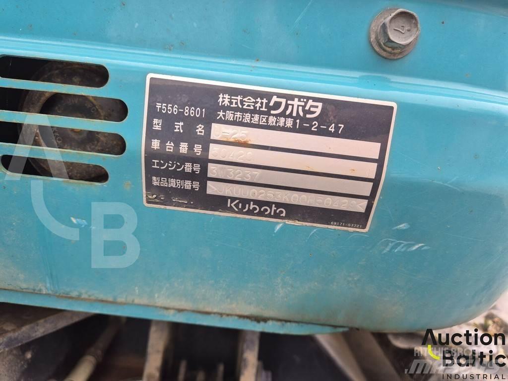 Kubota U 25 Minigravemaskiner