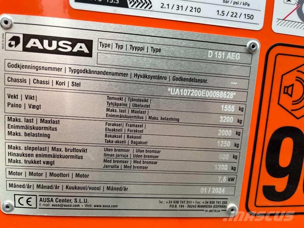 Ausa D151AEG Dumpere