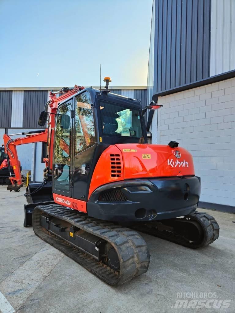 Kubota KX080-4a2 Midi-gravemaskiner 7t - 12t