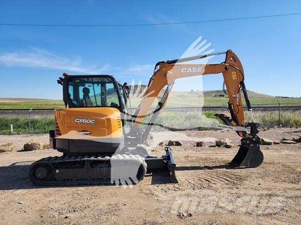 CASE CX60C Gravemaskiner på larvebånd