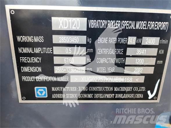 XCMG XD120 Enkelt tromle